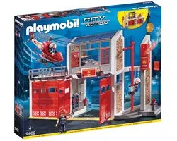 PLAYMOBIL City Action  Camion de pompiers avec échelle pivotante  - 9463