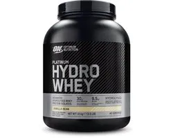 Optimum Nutrition Platinum Hydrowhey - Vanilla Bean Eiwitshake - 100% Whey Isolaat Proteine Poeder - 1600 gram (40 shakes)