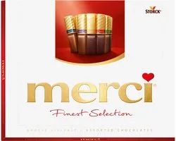 Merci chocolade cadeau 250 gram