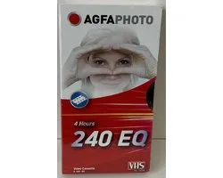 AGFAPHOTO 4 hours 240 EQ video cassette VHS (per 4 stuks)