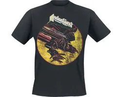 Judas Priest SFV Distressed Heren T-shirt - zwart - L