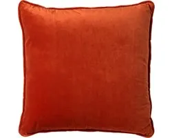 Dutch Décor FINNA - Housse de coussin 45x45 cm - Potters Clay - Orange