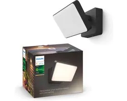 Philips Hue Welcome Outdoor schijnwerper - warmwit licht - Buiten