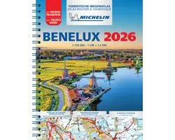 Benelux 2026 - Tourist and Motoring Atlas (A4-Spiral)