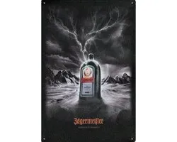 Plaque murale en métal JagerMeister - 20 x 30 cm