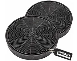 2x Propex compatibel AEG/Electrolux DHZ5316/EFF62/KITFC152/LZ55651/MCEF02/REC65 koolstoffilters afzuigkap (Propex Parts)
