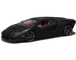 Bburago Lamborghini Countach - Modelauto - Schaal 1:24 - Mat Zwart