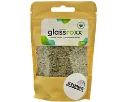 Jesmonite GlassRoxx kiezelgrijs glasgranulaat 150gr duurzaam.
