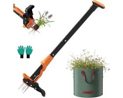 Weed Remover, Removable Standing Weed Remover Long Handle Weed Remover with Steel Head with 4 Claws, No - ShopVlot