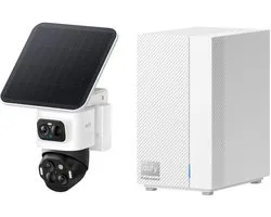 eufy HomeBase Professional S1 + eufy Security eufyCam S4 triple lens Bullet-PTZ - 4K UHD - 360° Pan & Tilt - auto-tracking - Kleurennachtzicht - Bundelvoordeel
