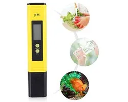 Digitale pH-meter, LCD tester 0,01 resolutie 0-14,00 meter watermeetbereik, automatische kalibratie voor aquarium, zwembad, drinkwater