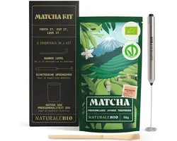NaturaleBio Elektrische Matcha Set met