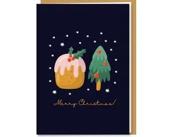 Fabrique a la carte - Kerstkaart - Merry Christmas - Cupcake