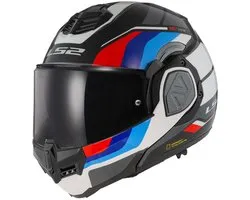 LS2 FF906 Advant Sport Glossy Zwart Blauw Rood Systeemhelm - Helm