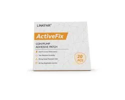 Active Fix N2- CGM Pomp kleefpatch - Zwart - Dexcom G7 - Libre 3 - AiDEX X