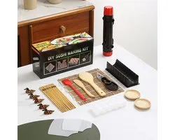 ZYLARO Sushimaker - Sushi maker set - Sushi Kit - Sushi Bazooka - 5 Paar Sushi Chopsticks - Beste Cadeau - Inclusief Bereidingswijze