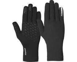 GripGrab - Waterproof Knitted Thermo Fietshandschoenen Waterdichte Gebreide Regen Fiets Handschoenen - Zwart - Unisex - Maat XL/XXL