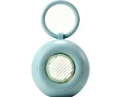 Portable White Noise Sound Machine, 15 Soothing Nature Sounds Smart Cry Sensor Sleep Soother with Soft Night Light, Clip On Design for Travel Stroller Indoor Outdoor Use(Blue)