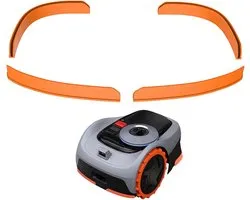 Protection de bord pour Segway Navimow i105e i108e accessoires, pare-chocs robuste contre les rayures et le trampoline, protection latérale pour robot tondeuse, facile à emboîter, sans collage