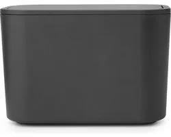 Brabantia MindSet Badkamer Afvalbakje - Dark Grey
