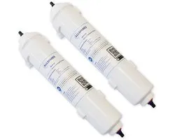 Filtre à eau AllSpares (2 pièces) pour Frigos adapté à Samsung DA29-10105J / HAFEX/EXP / EF-9603 / WSF-100, LG 5231JA2010B / ADQ73693903 / ADQ736939 et WPRO USC100