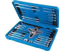 Ensemble d'extracteurs de volant d'inertie Silverline 46 pièces 40-93 mm