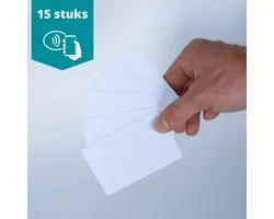 NFC World - NFC Tags voor Amiibo - NTAG215 Tag - NFC Kaarten - Wit - 15 Kaarten