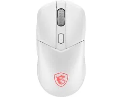 MSI VERSA 300 WIRELESS White - Gaming Muis - 2.4GHz / Bluetooth 5.3 / USB 2.0 - Tot 50 uur Batterijduur