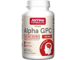 Alpha GPC 300mg 60 capsules - L-alphaglycerylphosphorylcholine | Jarrow Formulas