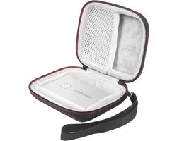 BukkitBow - Coque Rigide - Housse de Transport pour Samsung T7 Portable SSD - Housse de Rangement pour Disque Dur Externe - Samsung T7 (Touch/500GB/1TB/2TB) Housse de Protection - Zwart