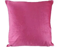 Dutch Decor sierkussenhoes ELLY - Roze / Beige - 45 x 45 cm - Polyester - Vierkant