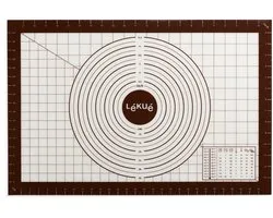 Lékué Deegmat - 60 x 40 cm - Siliconen - Anti-aanbak - White