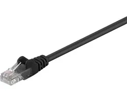 Wentronic CAT5E Netwerkkabel - RJ45 - Zwart - 50 m