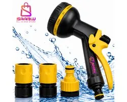 Tuinslang Sproeipistool 10 Sproeistanden – Verstelbare Tuinsproeier met Snelkoppelingen, Waterpistool voor Planten, Auto, Terras en Tuin – 82806