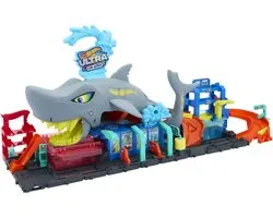 Lavage de voiture Hot Wheels Ultra Shark - Piste de course