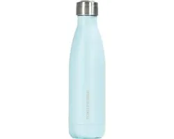 YOKO DESIGN INOX Geïsoleerde waterfles Bottle 500 ml pastelblauw
