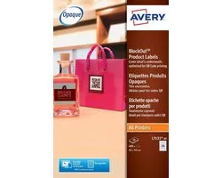 Huismerk Avery L7121-20 Productie Etiketten 45x45mm Wit