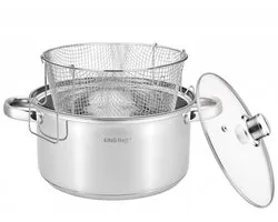 Kinghoff 1630 - Traditionele frituurpan - diep - 5.5 liter