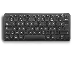 perixx PERIBOARD-732 Mini Keyboard, Wireless, Backlit, Scissor Keys Type X, White Backlight, French AZERTY