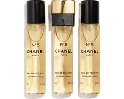 Chanel N°5 Twist and Spray navulling, 3x20 ml