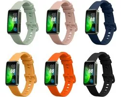 kwmobile 6x bracelet compatible avec Huawei Band 10 / 9 / 8 - Réglable 14 - 22 cm - Bracelets pour tracker de fitness en multicolore