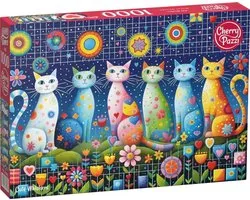 Cute Whiskers Puzzel 1000 Stukjes