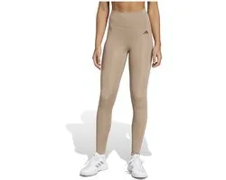 Adidas Optime Essentials Stash Pocket Leggings Beige S / Regular Vrouw
