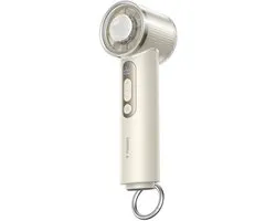 Ventilateur portatif TORRAS COOLiFY iva avec refroidisseur à glace - Refroidissement de 10°C, vitesse réglable de 0 à 100, mini ventilateur portable super puissant 4900mAh rechargeable, essentiels de voyage ventilateur portatif - Blanc