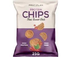 Protiplan - Protein Chips Thai Sweet Chili - 12 stuks - 12 x 30 g - Low carb snack