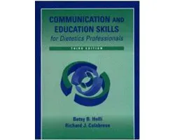 Communication and Education Skills for Dietetics Professionals