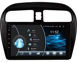 Autoradio met bluetooth - Carplay - Voor Mitsubishi Mirage / Space Star (2012-2018) - Geschikt voor Apple en Android - Stereo - Navigatie - Navigatiesysteem auto - 2GB 32GB