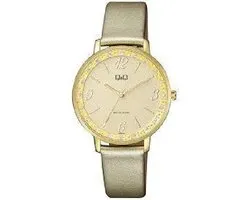 Q&Q by Citizen -qc09j103y Dames horloge - 36 mm - Goud