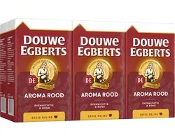 Douwe Egberts Aroma Red mouture grossière 6 x 500 grammes
