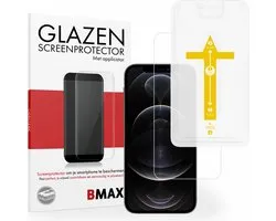 BMAX Screenprotector geschikt voor iPhone 12 Pro met applicator - Gehard glas - Tempered glas - Apple screenprotectors - Telefoonglaasje - Beschermglas - Glasplaatje - Screensaver - Screen protector - Glas screenprotectors - Case Friendly